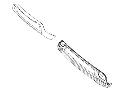BEAM-FRONT BUMPER 68193818AB CHRYSLER