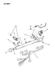 CLIP-FUEL INJECTOR 4418257 CHRYSLER