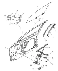 HINGE-FRONT DOOR LOWER 04814463AB CHRYSLER