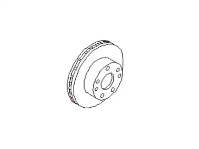 Тормозной диск NISSAN 402062L903