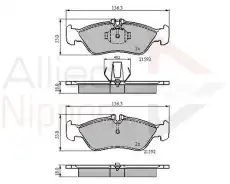 колодки дисковые MB ADB0478 COMLINE