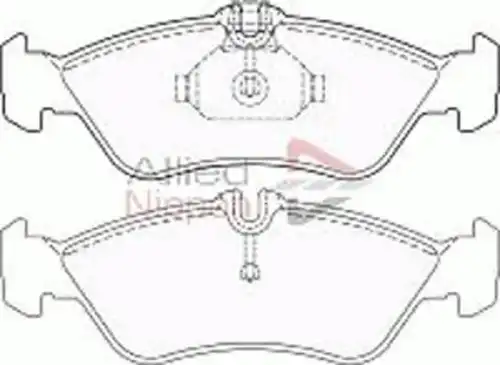 колодки дисковые MB ADB0478 COMLINE