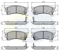 колодки дисковые торм. перед. Maz CBP3510 COMLINE