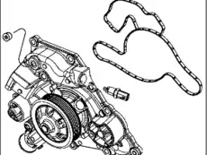 PUMP-WATER 05038668AA CHRYSLER