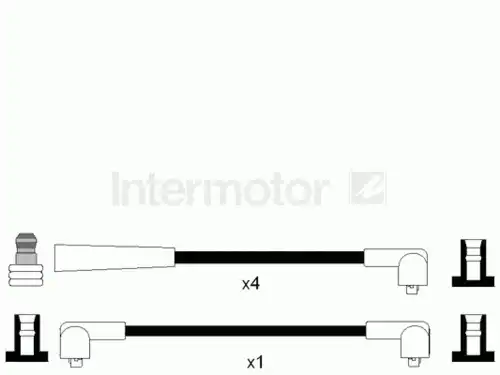 компл. высоковольт. проводов Skod 73470 STANDARD