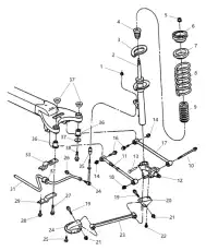 NUT 06507392AA CHRYSLER