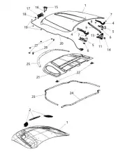 xPROP/GAS-HOOD 055113748AA CHRYSLER