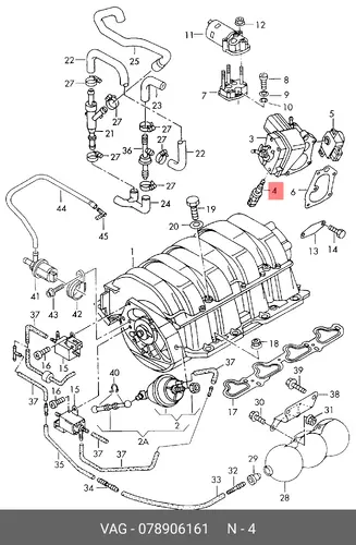 датчик температуры воздуха Audi 078 906 161 VAG