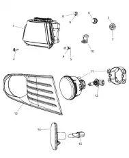 Фара CHRYSLER 05116288AB