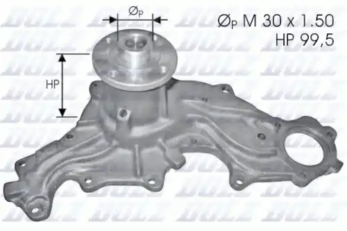 помпа!\ Ford Scorpio/Sierra/Granada/Taunus 2.0/2.3/2.8 V6 84> F-120 DOLZ