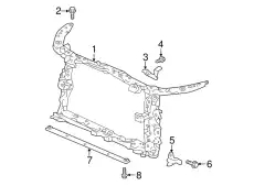 BULKHEAD COMP FR 60400TVAA00ZZ HONDA