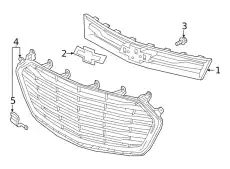 Решетка радиатора GM 42532971