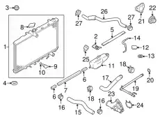 HOSE,RADIATOR INLET 1785257L00 SUZUKI