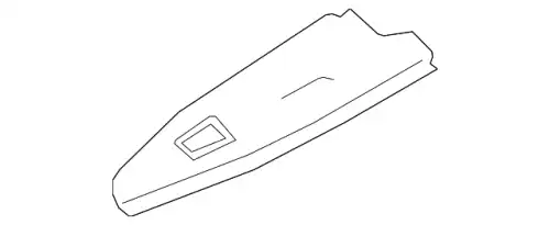 PNL,R/DR PWR WINDOW 7222B542XA MITSUBISHI