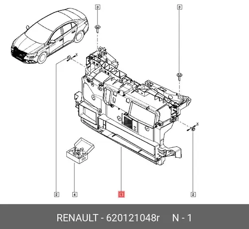 БАМПЕР 620121048R RENAULT