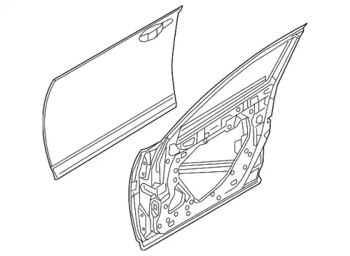 DOOR ASSY DKY05902XD MAZDA