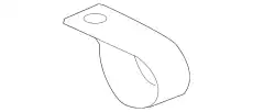 КЛИПСА МЕТАЛЛИЧЕСКАЯ MU000816 MITSUBISHI