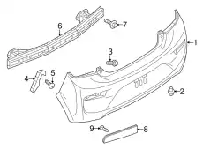 КРОНШТЕЙН БАМПЕРА 6410C963 MITSUBISHI