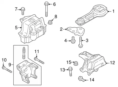 КРОНШТЕЙН ДВИГАТЕЛЯ 1091A100 MITSUBISHI