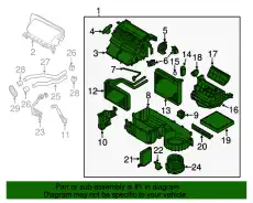 Отопитель воздушный MITSUBISHI 7800A516