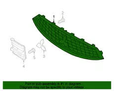 Решетка радиатора MITSUBISHI 6402A380