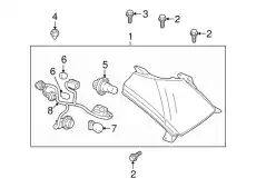 Фара SUZUKI 3510078J01