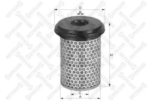 Фильтр воздушный STELLOX 81-21047-SX