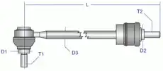 Тяга стабилизатора MOOG FD-LS-3662