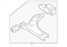 рычаг левый Audi 1K0 407 151 R VAG