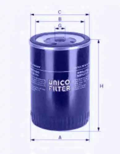 Фильтр масляный UNICO FI92107