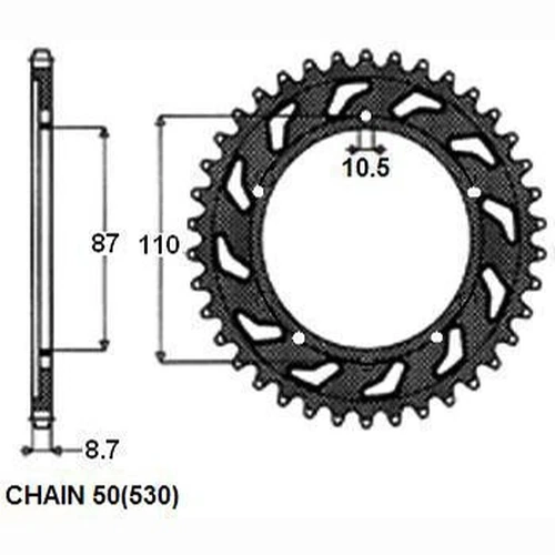 шестерни 1538342 SUNSTAR