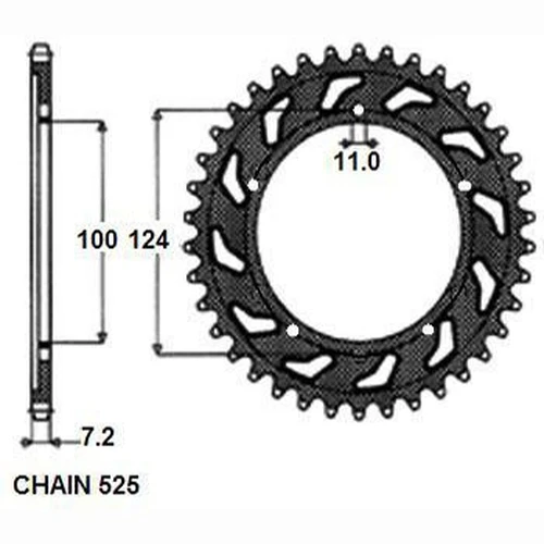 шестерни 1443736 SUNSTAR