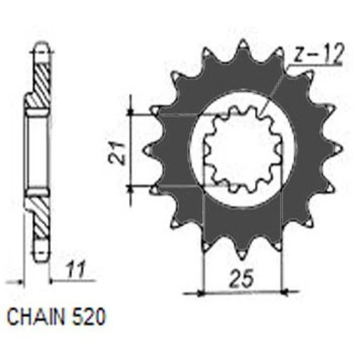 шестерни 38314 SUNSTAR