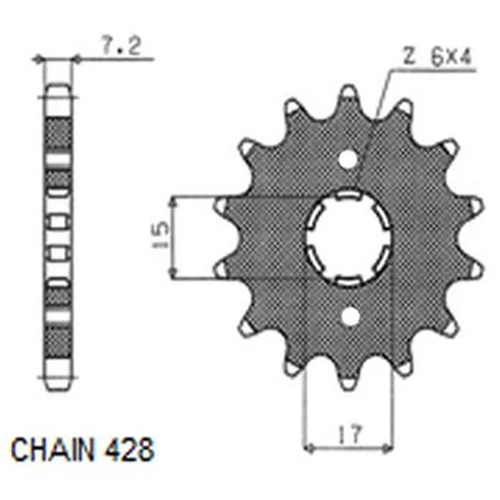 шестерни 20215 SUNSTAR
