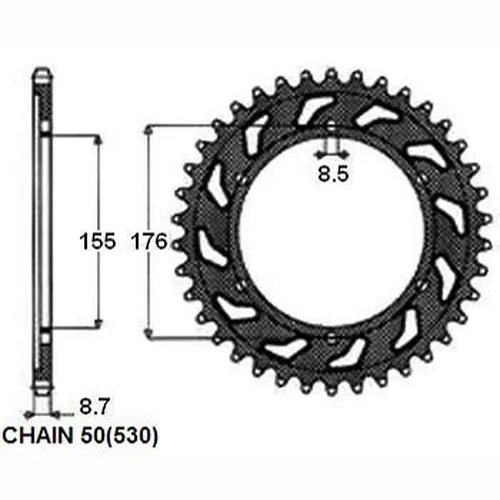 шестерни 1569842 SUNSTAR