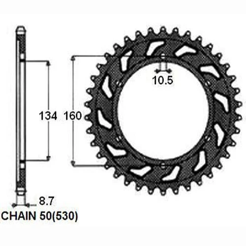 шестерни 1563544 SUNSTAR