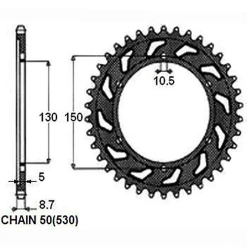 шестерни 1559843 SUNSTAR