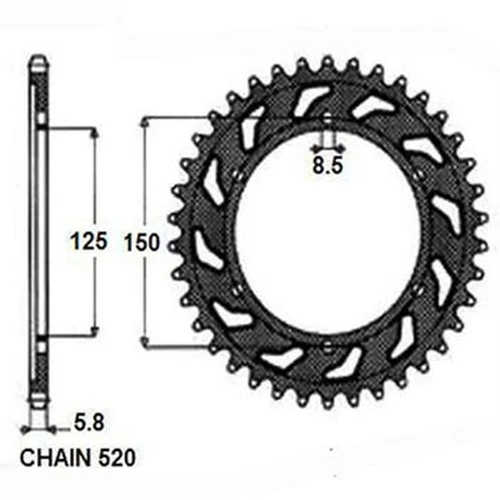 шестерни 1354742 SUNSTAR