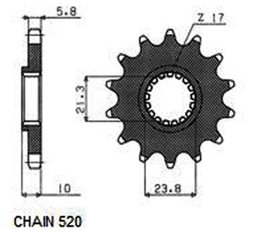 шестерни 3A313 SUNSTAR