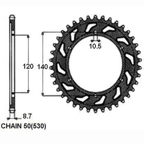 Шестерни задние 1552642 SUNSTAR