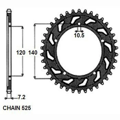 Шестерни задние 1449948 SUNSTAR