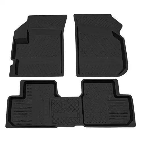 Коврики в салон REZKON 1014010100 Daewoo Matiz 1998-2015 4 шт., черный