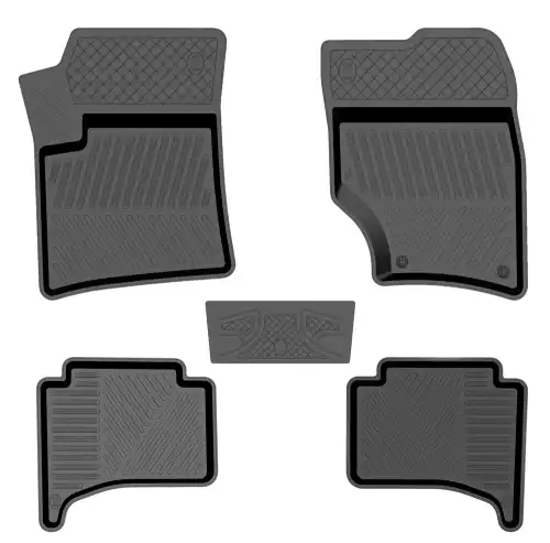 Коврики в салон REZKON 1035030100 Volkswagen Touareg 2002-2010 4 шт., черный