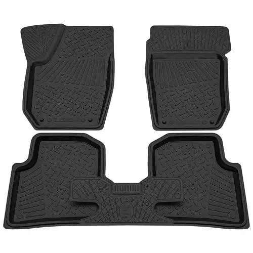 Коврики в салон REZKON 1030005100 Skoda Fabia 2007-2014 4 шт., черный