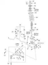 ПРУЖИНА ПОДВЕСКИ 546304D100 KIA