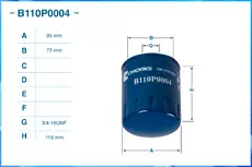 Фильтр масляный CWORKS B110P0004