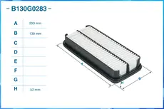 Фильтр воздушный CWORKS B130G0283