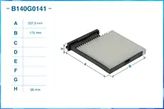 Салонный фильтр CWORKS B140G0141