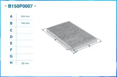 Салонный фильтр CWORKS B150P0007