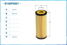 Фильтр масляный CWORKS B160P0007